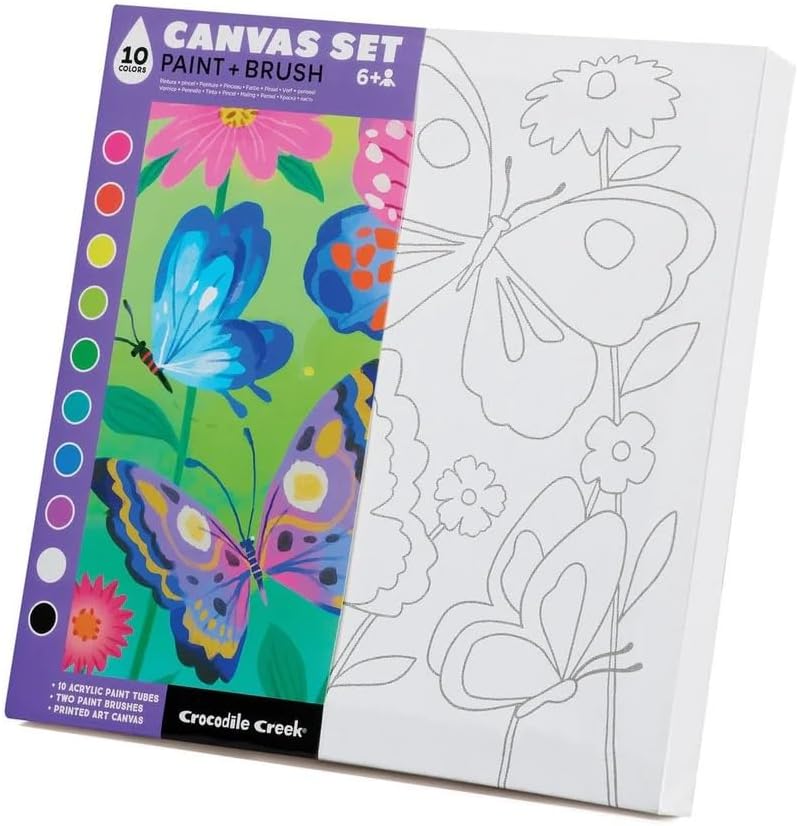 Crocodile Creek canvas art - butterfly
