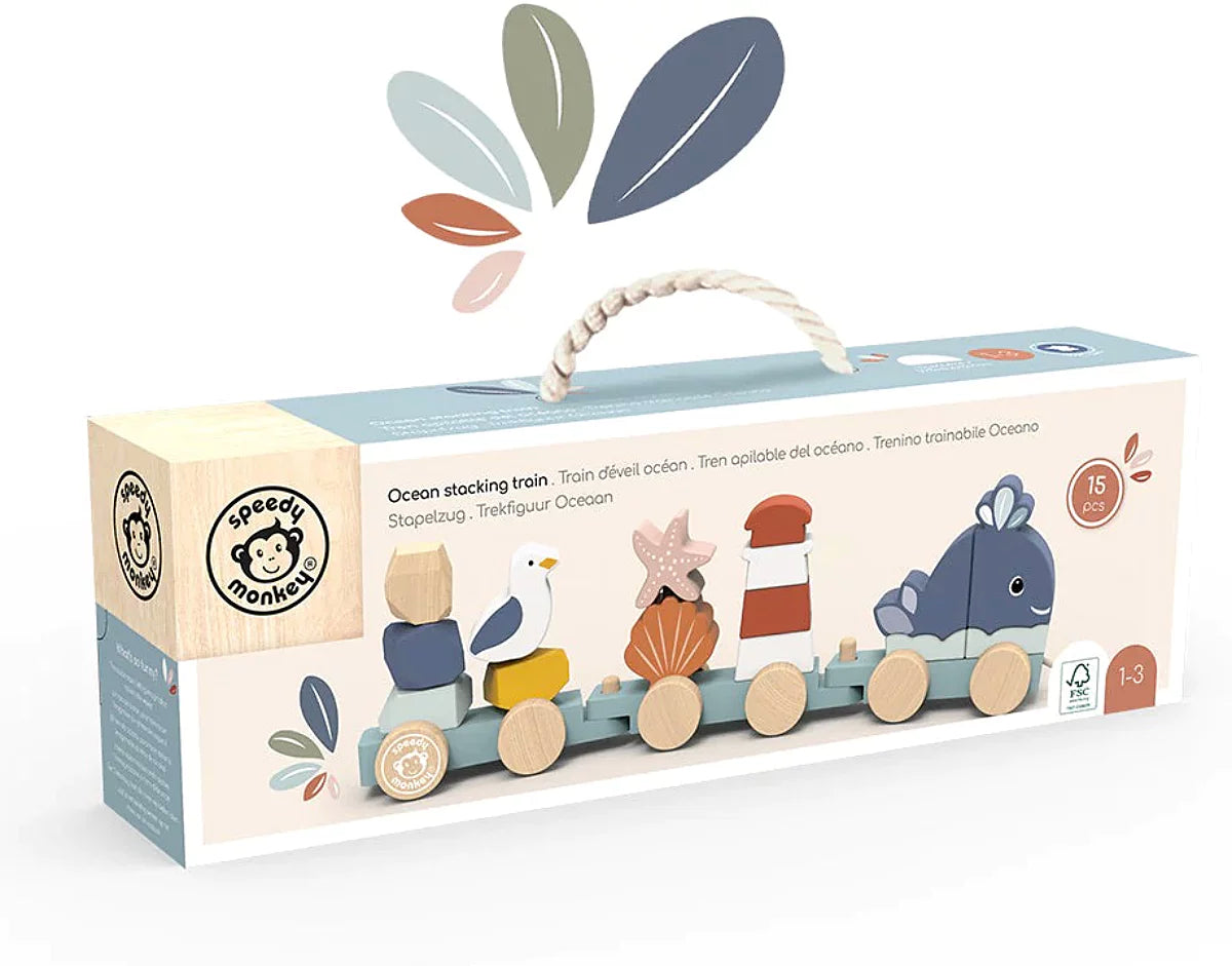 Speedy Monkey  - ocean stacking train