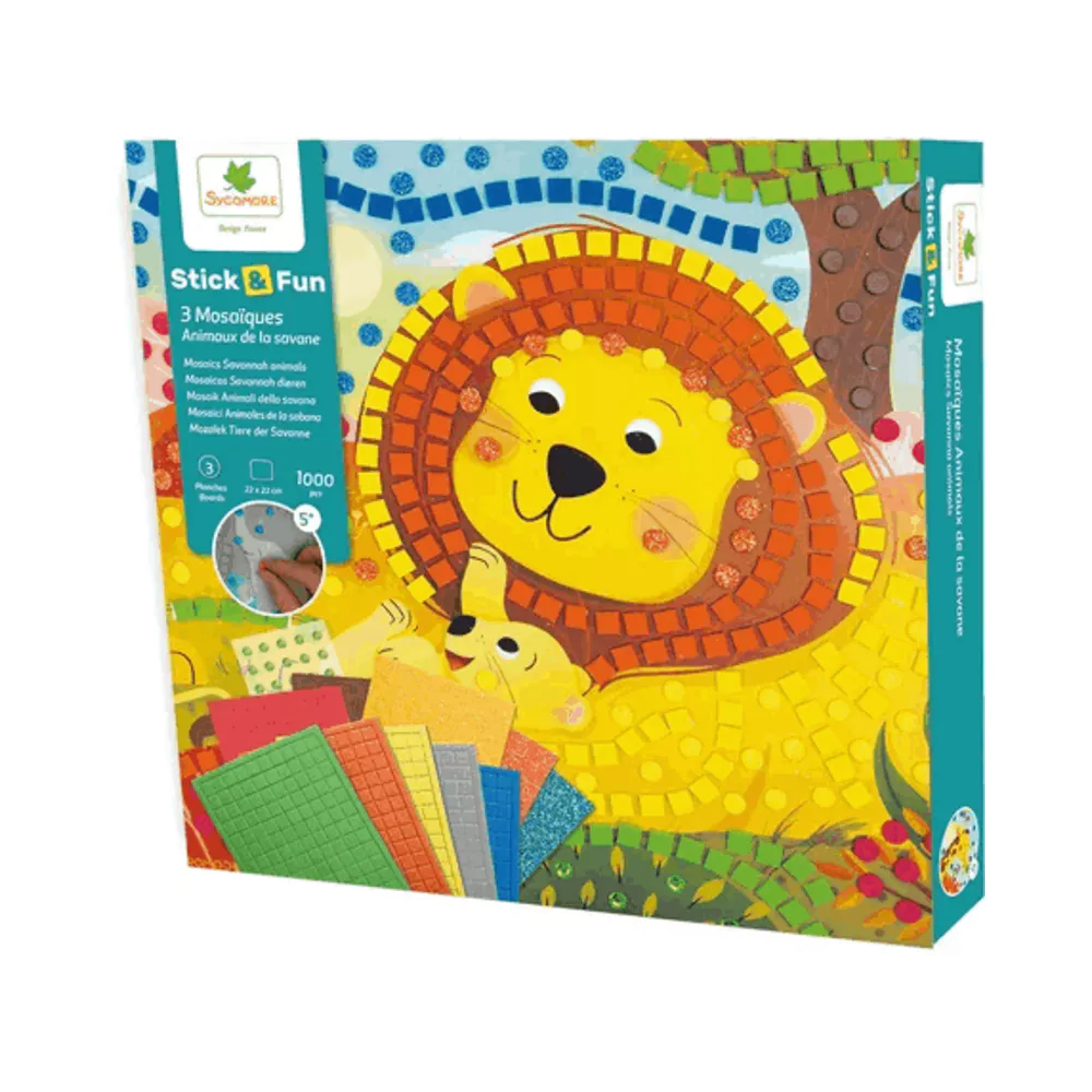 SYCOMORE Stick & Fun - savannah animals