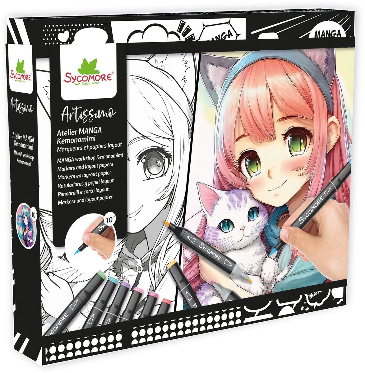 SYCOMORE Manga layout & markers - kemonomimi