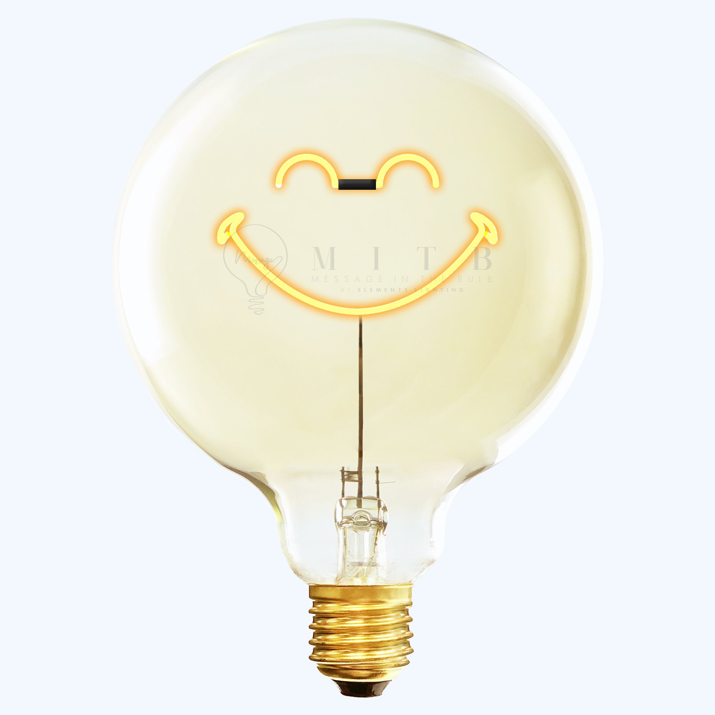 MESSAGE IN THE BULB - Contentment by smile world Love - G125 E27 2W 2200K