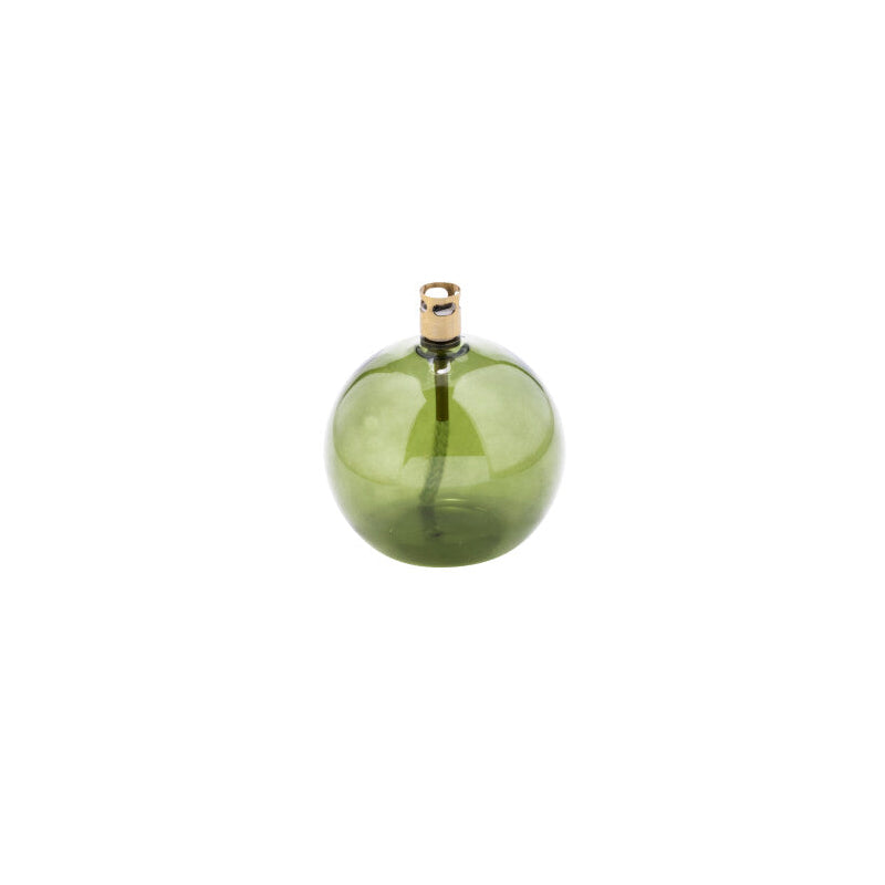 PERI LIVING Olielamp round green brass - 9cm