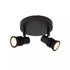 Lucide KIANTI Plafondspot zwart D15 2xGU10 - 50W