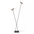 Lucide DUARTE Vloerlamp - 2xG2 - 4W - Koffie