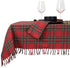 UNIQUE Xmas tafelkleed tartan - 150x300cm - red 8501055RED