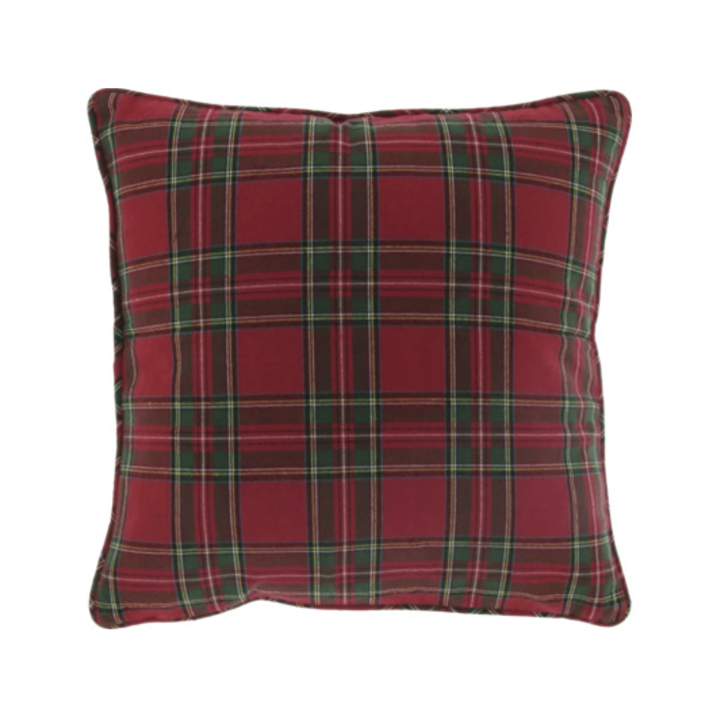 UNIQUE Xmas kussen tartan - 45x45cm - red 8501057RED