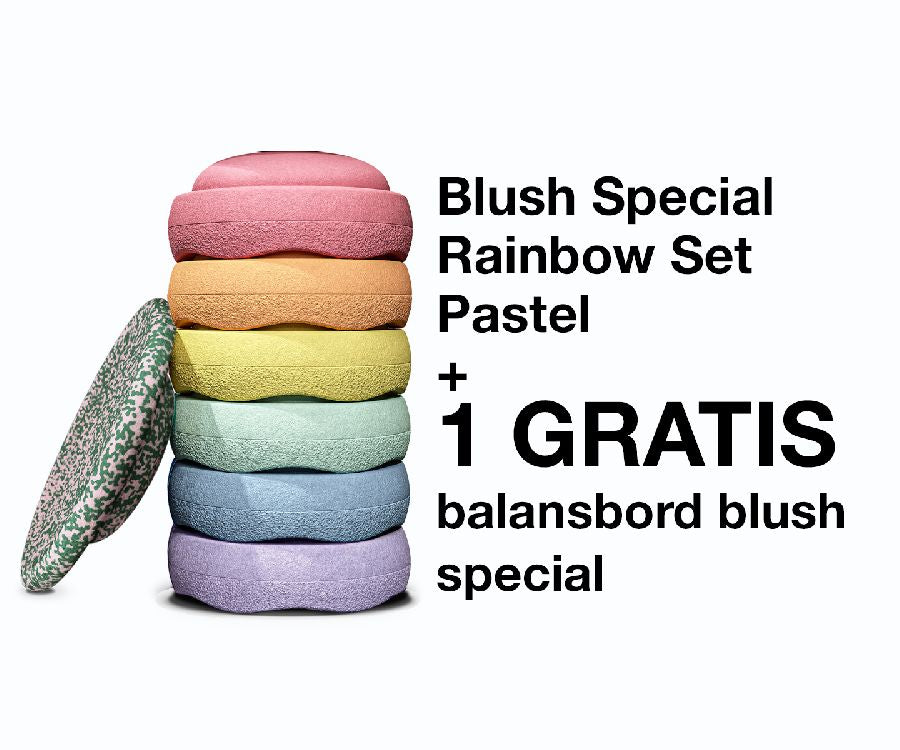 STAPELSTEIN Speciale regenboog set classic - pastel blush