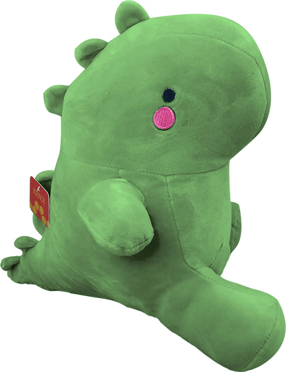 KENJI Pluche dinosaurus - groen