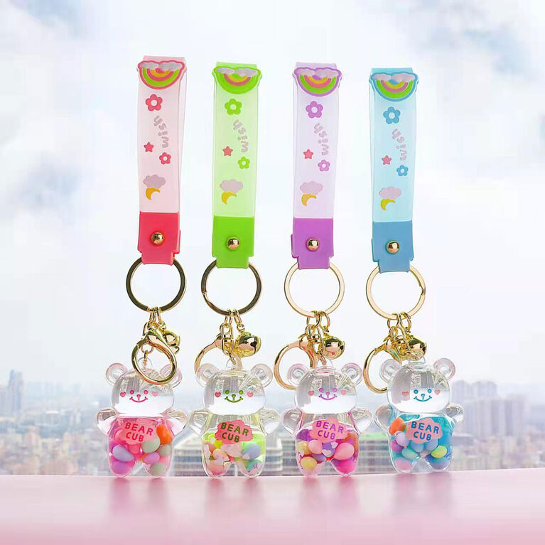 KENJI Sleutelhanger - rainbow bear (prijs per stuk)