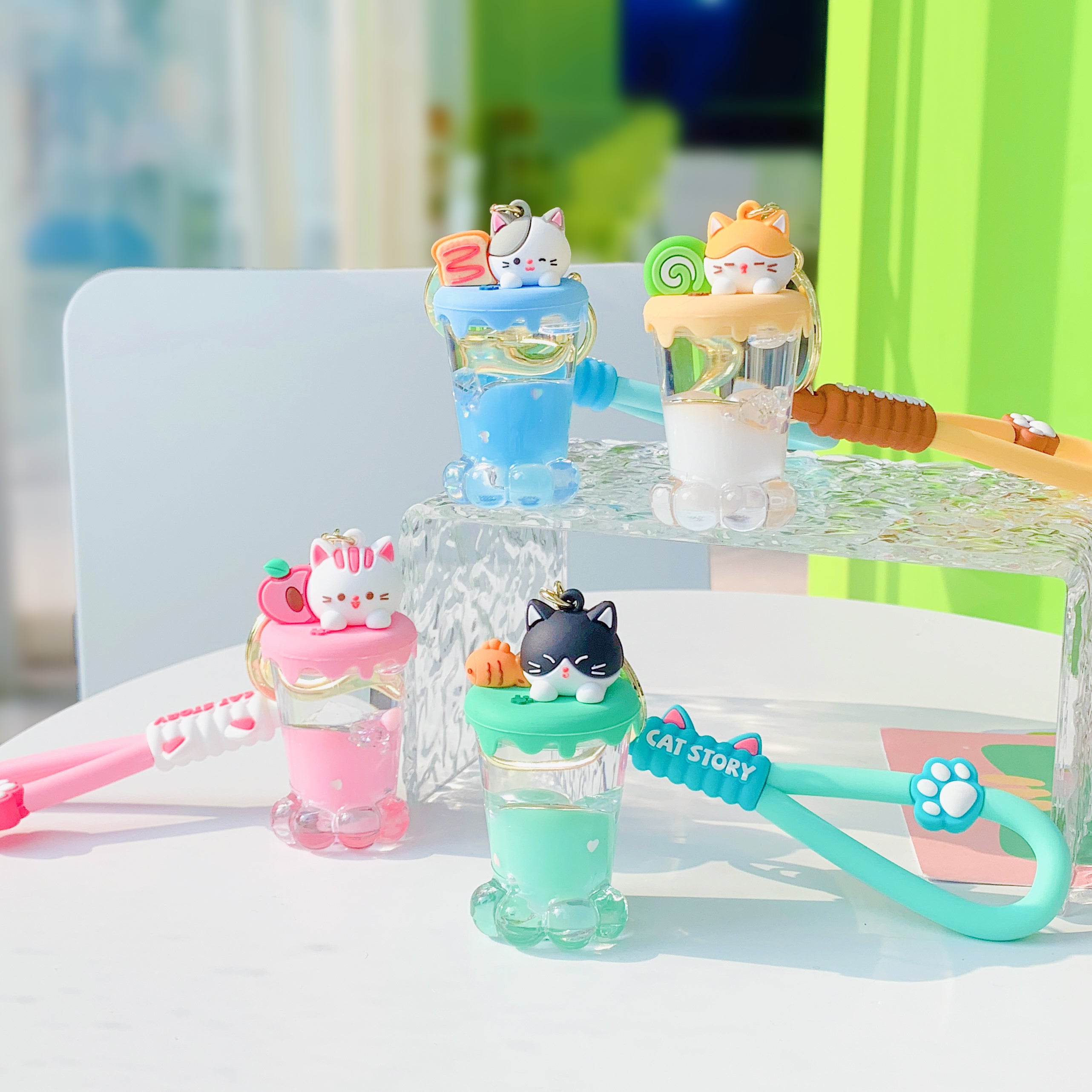 KENJI Sleutelhanger - cat paw sundae (prijs per stuk)