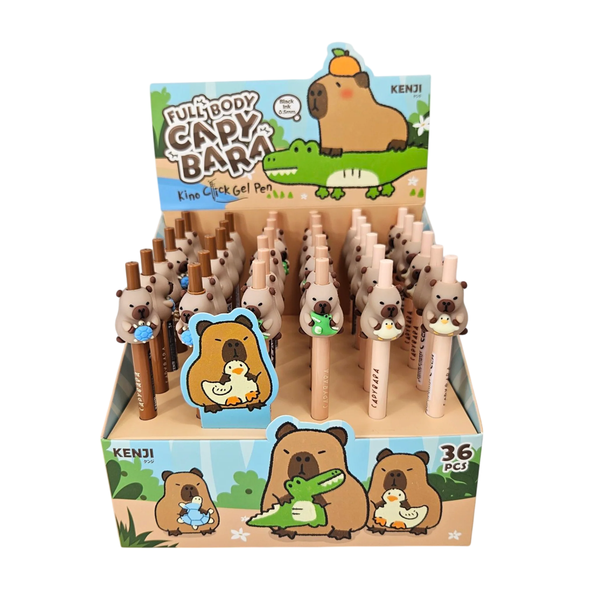 KENJI Gel Pen - Capybara full body (prijs per stuk)