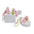 KENJI Sleutelhanger - capybara pink (prijs per stuk)