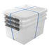 SUNWARE Q-Line set 3 opbergboxen 120L - transparant