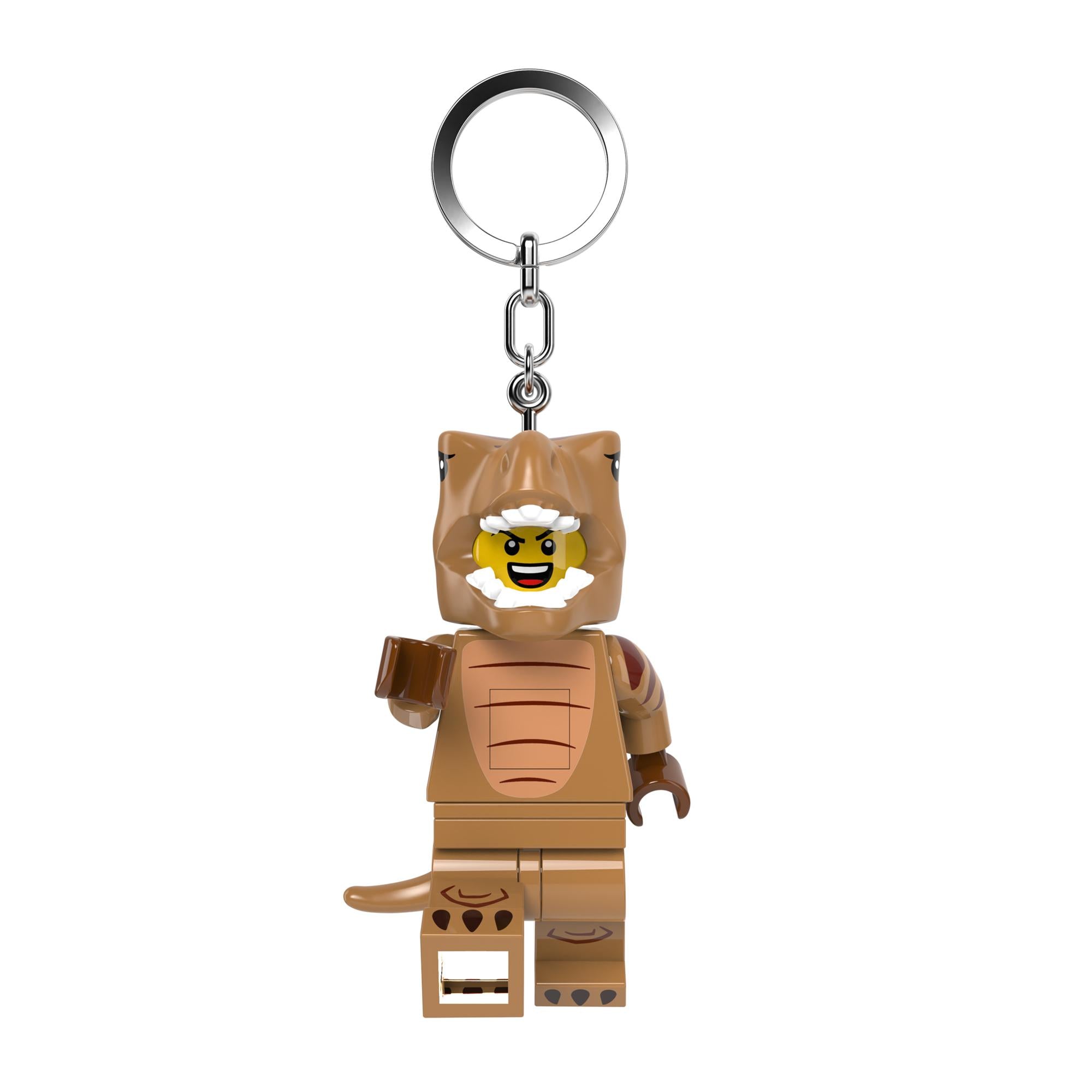 LEGO Minifiguur dinosaurus key light - T-Rex costume fan