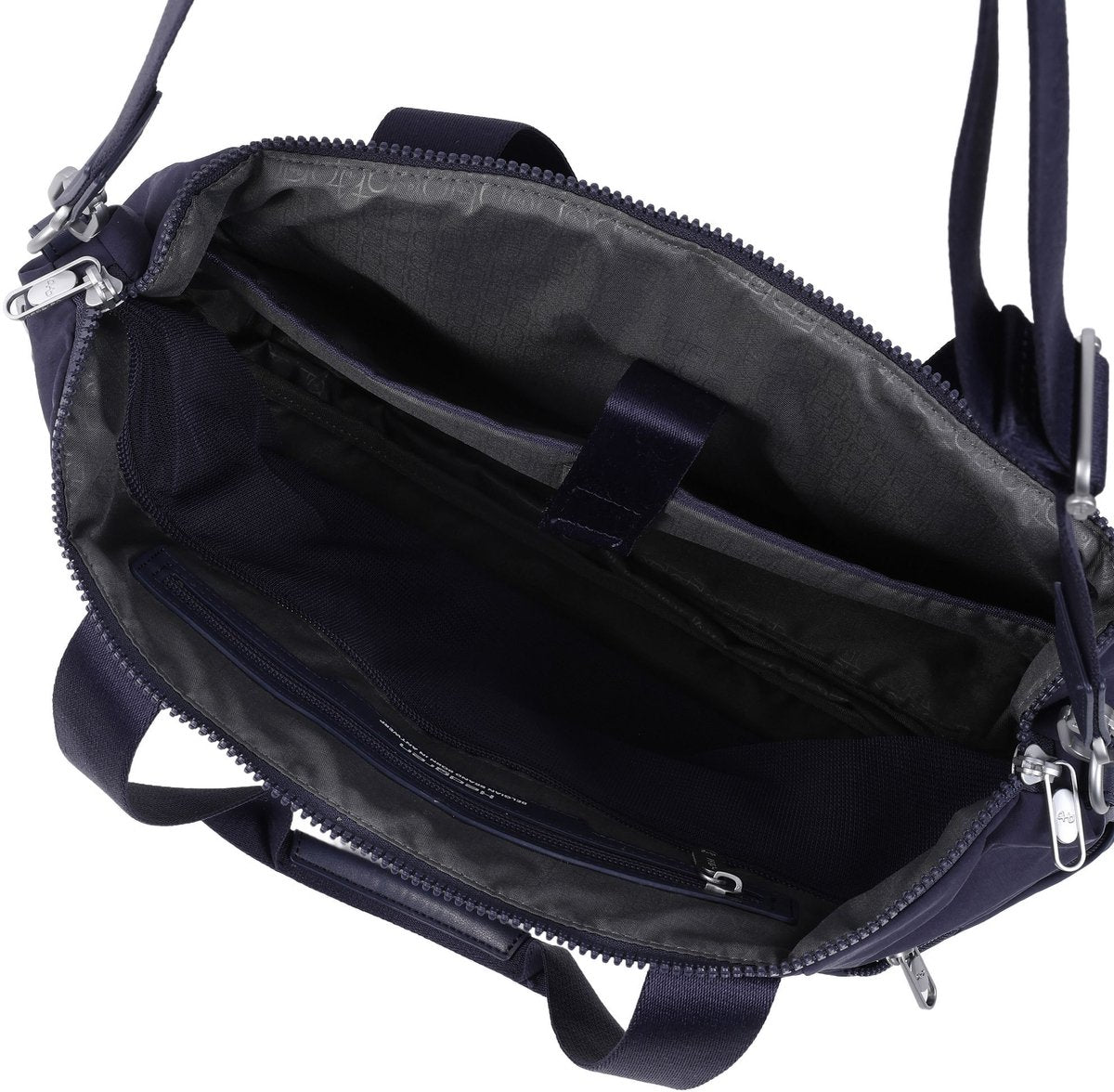 HEDGREN KICHO - HORIZONTAL Draagtas EXP 35cm RFID - PEACOAT BLUE