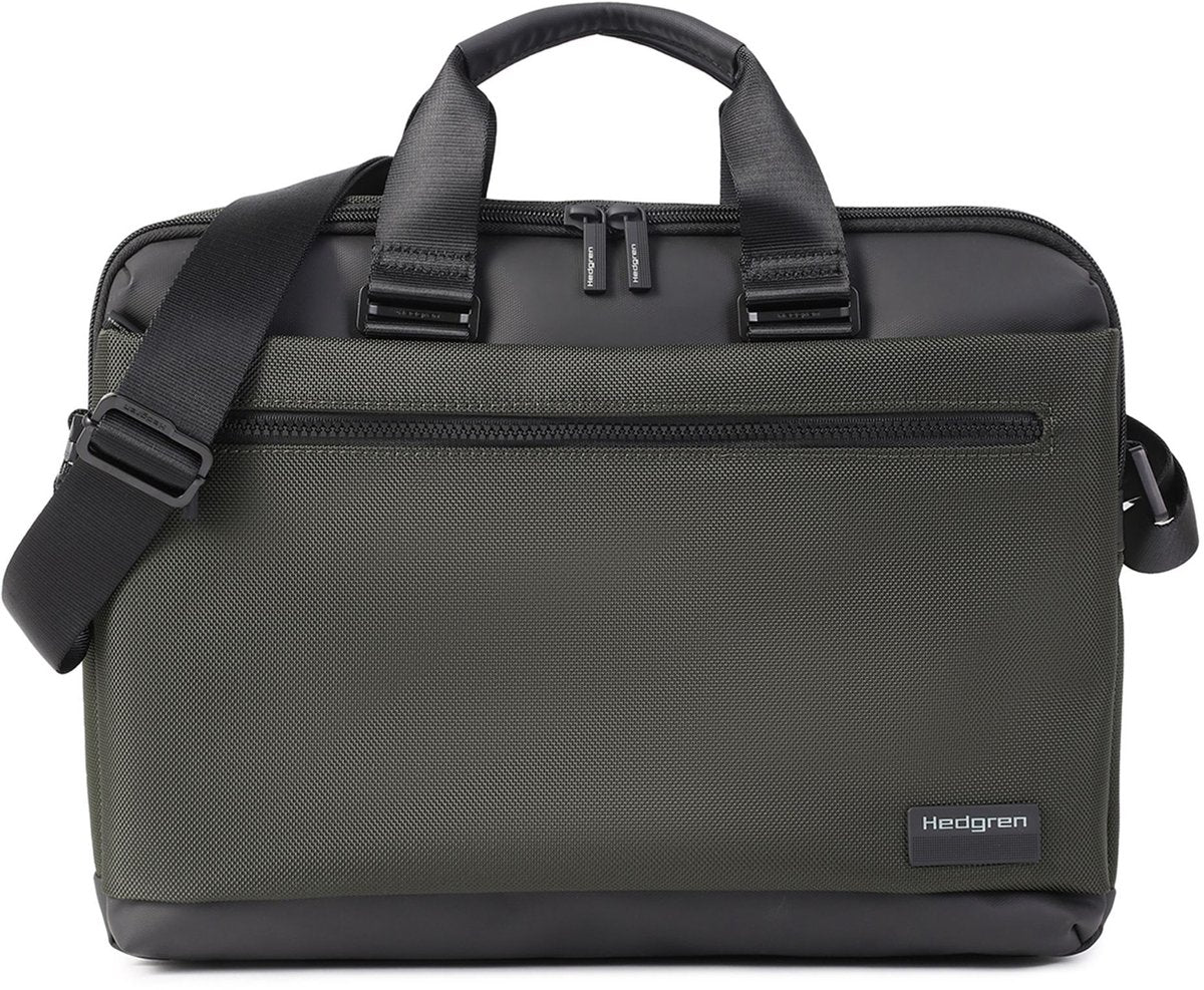 HEDGREN BYTE - 2 COMPARTMENT BRIEFCASE39cm  RFID - DEEP DEPTHS