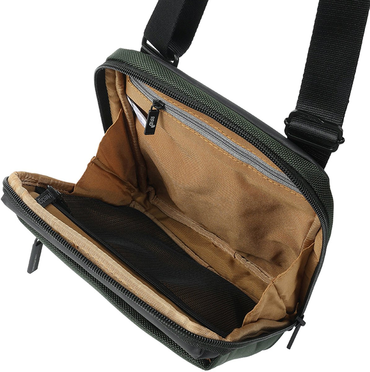 HEDGREN CHIP - 1 COMPARTMENT SLIM crossover  RFID - DEEP DEPTHS