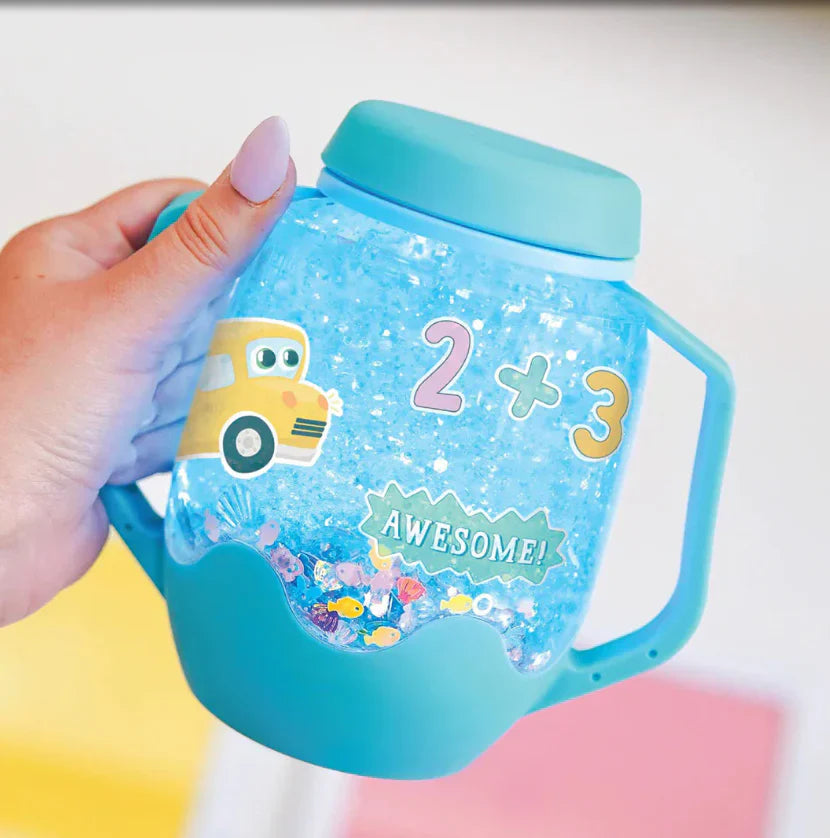 Glopals DIY-potjesset blauw ABC