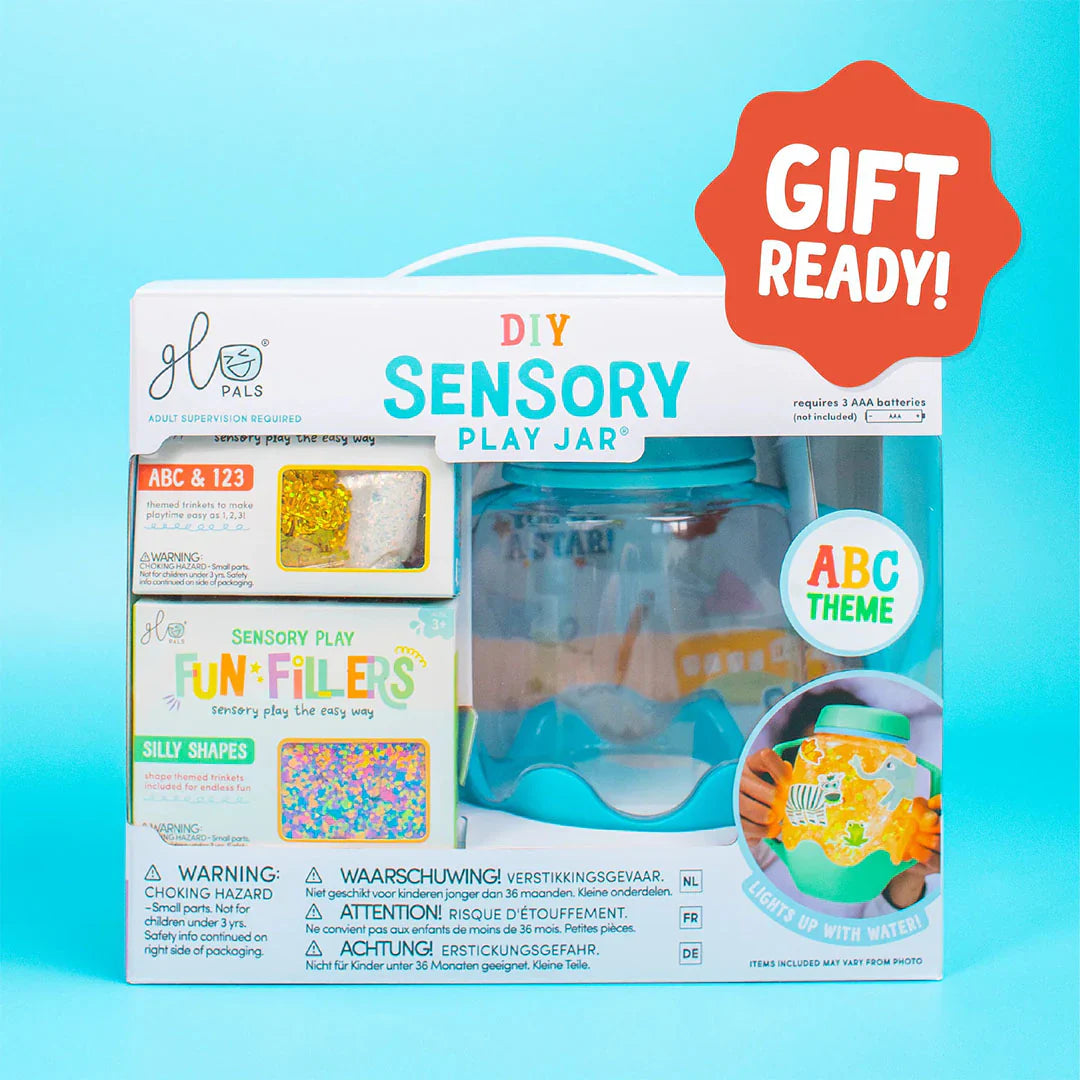 Glopals DIY-potjesset blauw ABC