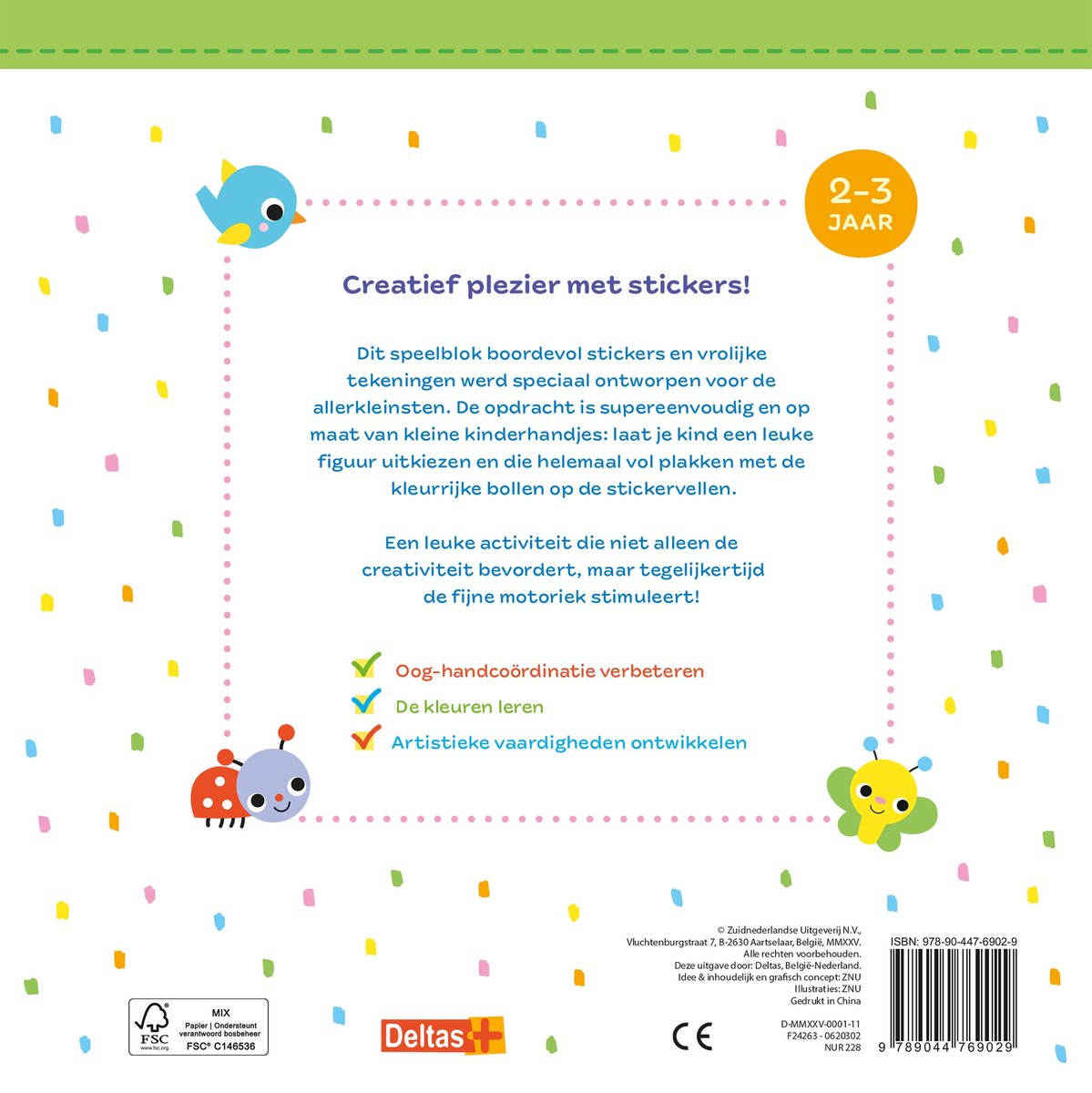 Stickerpret voor peuters (2-3 j.)