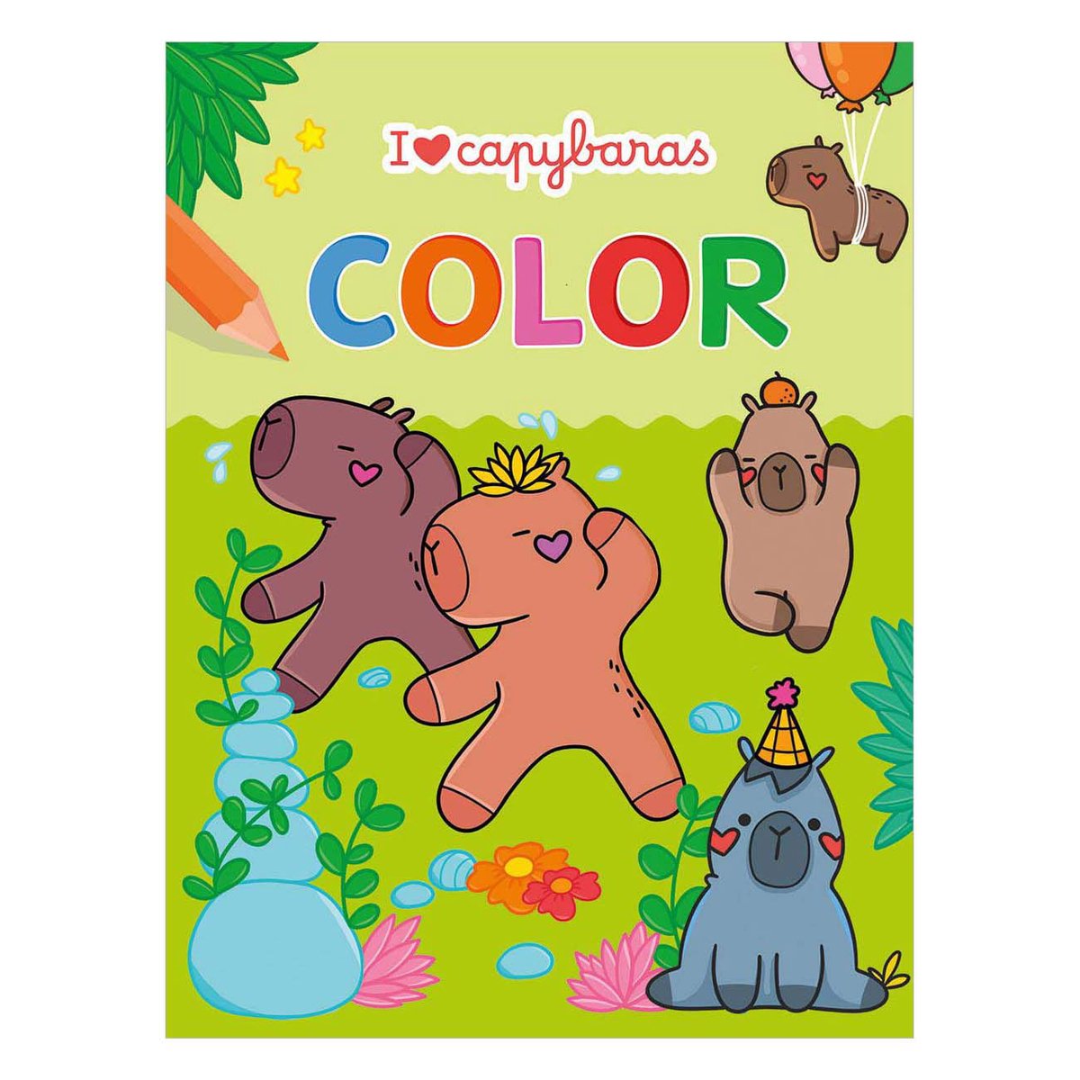 I love Capybaras Color kleurblok