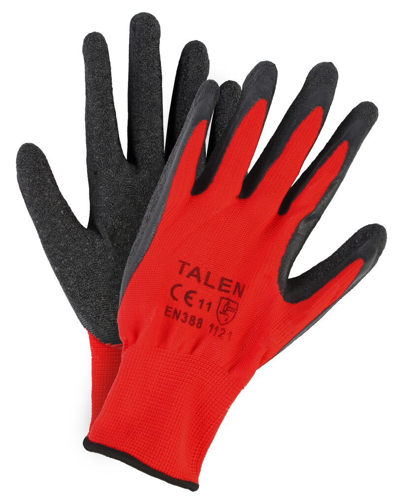 AVR Werkhandschoenen nylon rood maat 10/L