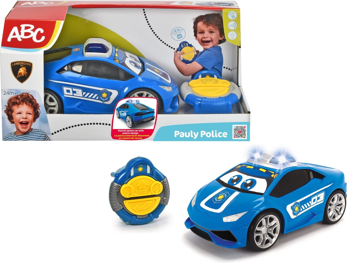 DICKIE ABC Pauly politie wagen - 27cm