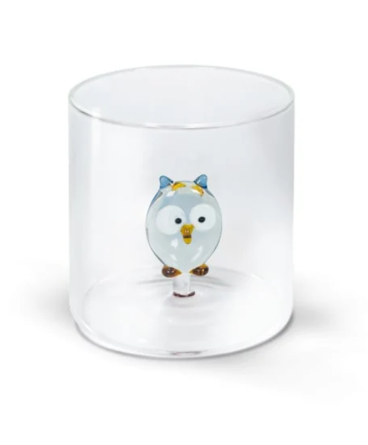 WD Glas 250ml in borosilicaat glas - uil deco