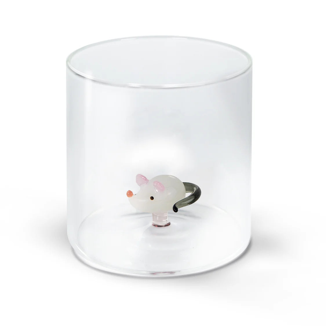 WD Glas 250ml in borosilicaat glas - muis deco