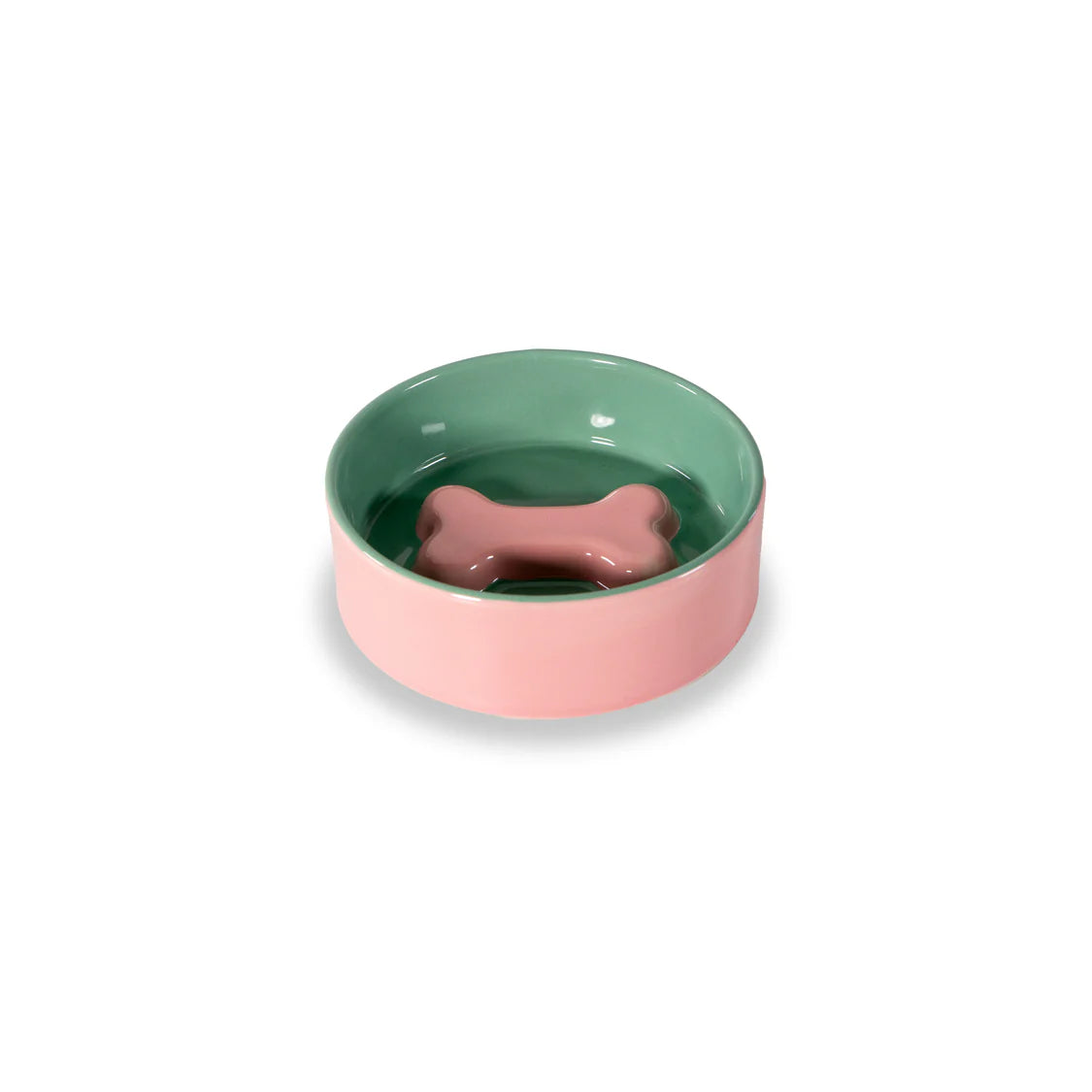 WD Bowl 12cm - bot groen/ roze