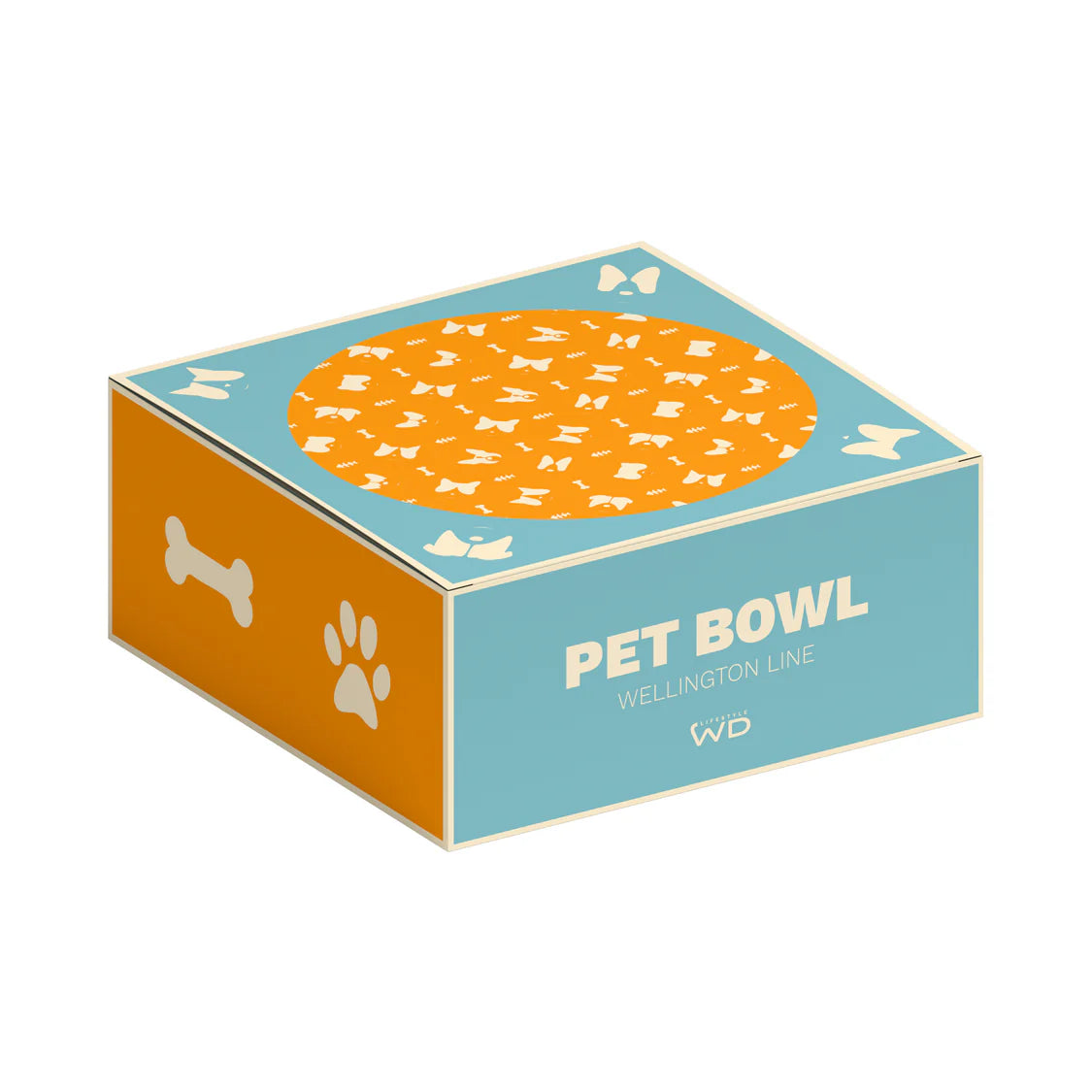 WD Bowl 20cm - poot bruin/ beige