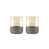Blomus CALMA - lantaarn - Burned Metal XS Set van 2