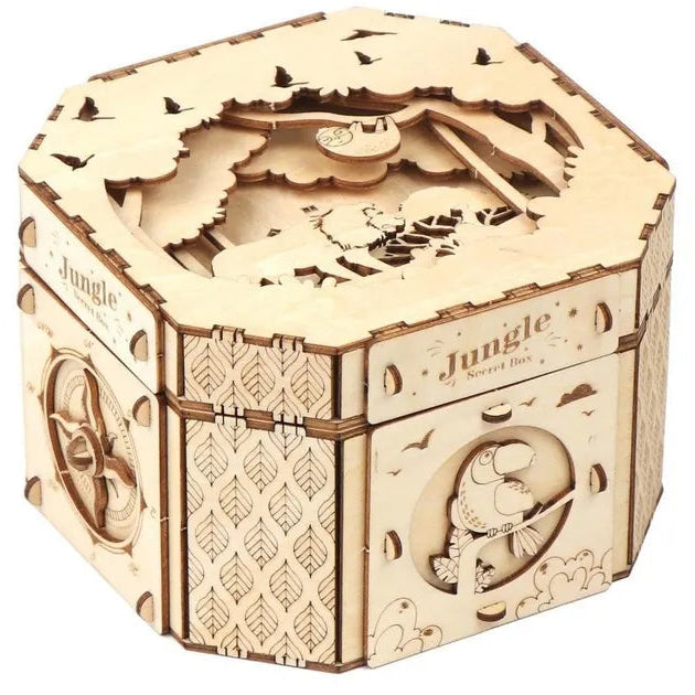 EUREKA 3D DIY Jungle Secret Treasure Box