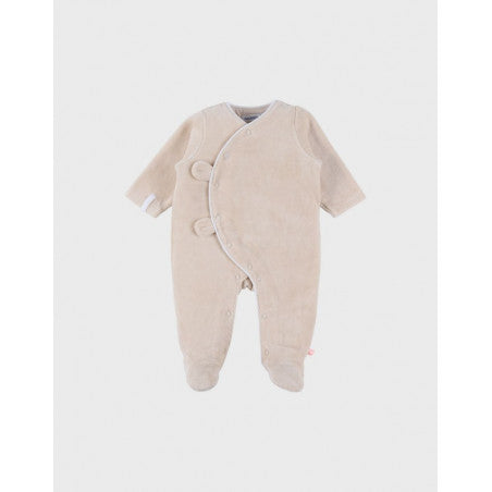 NOUKIES Pyjama fluweel - beige - 1m