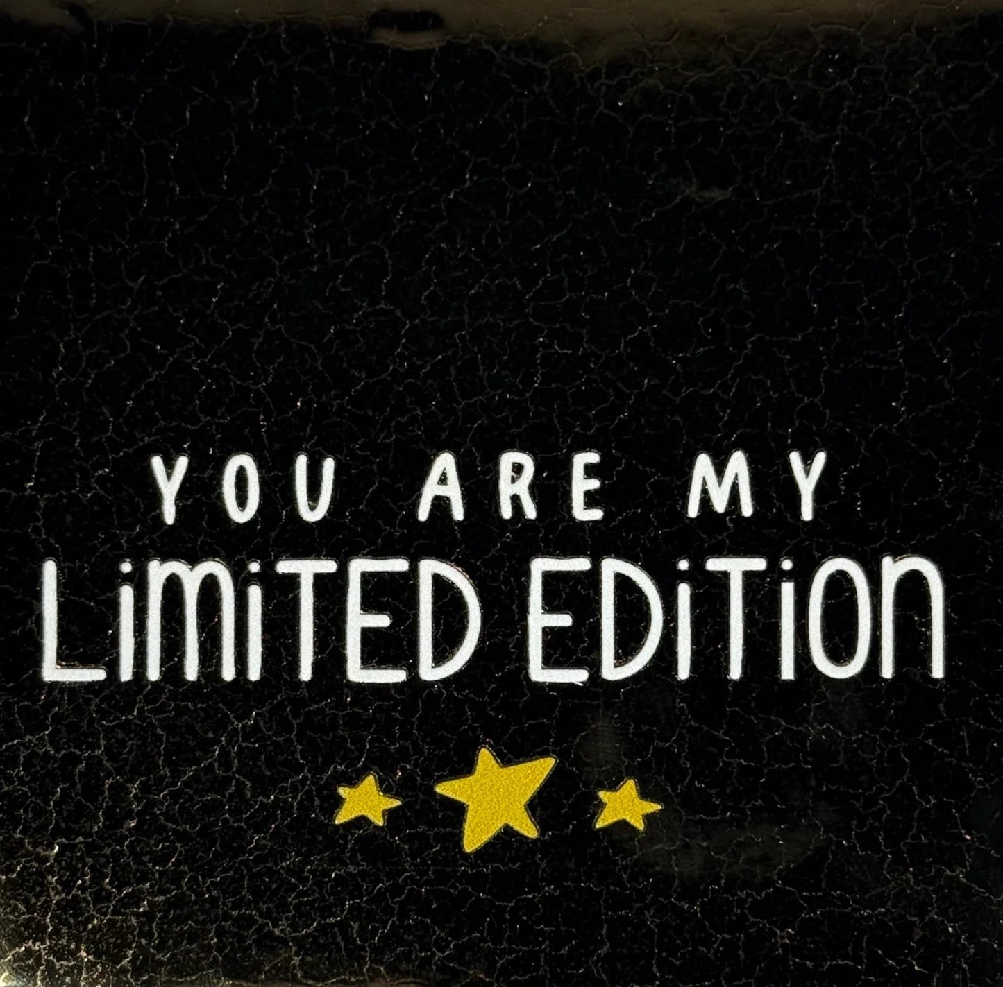 YETT Tegeltje - You are my limited edition - goud/creme