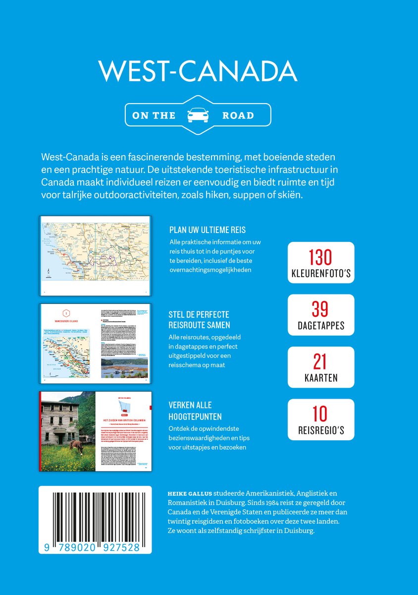 Lannoo's autoboek - West-Canada on the road