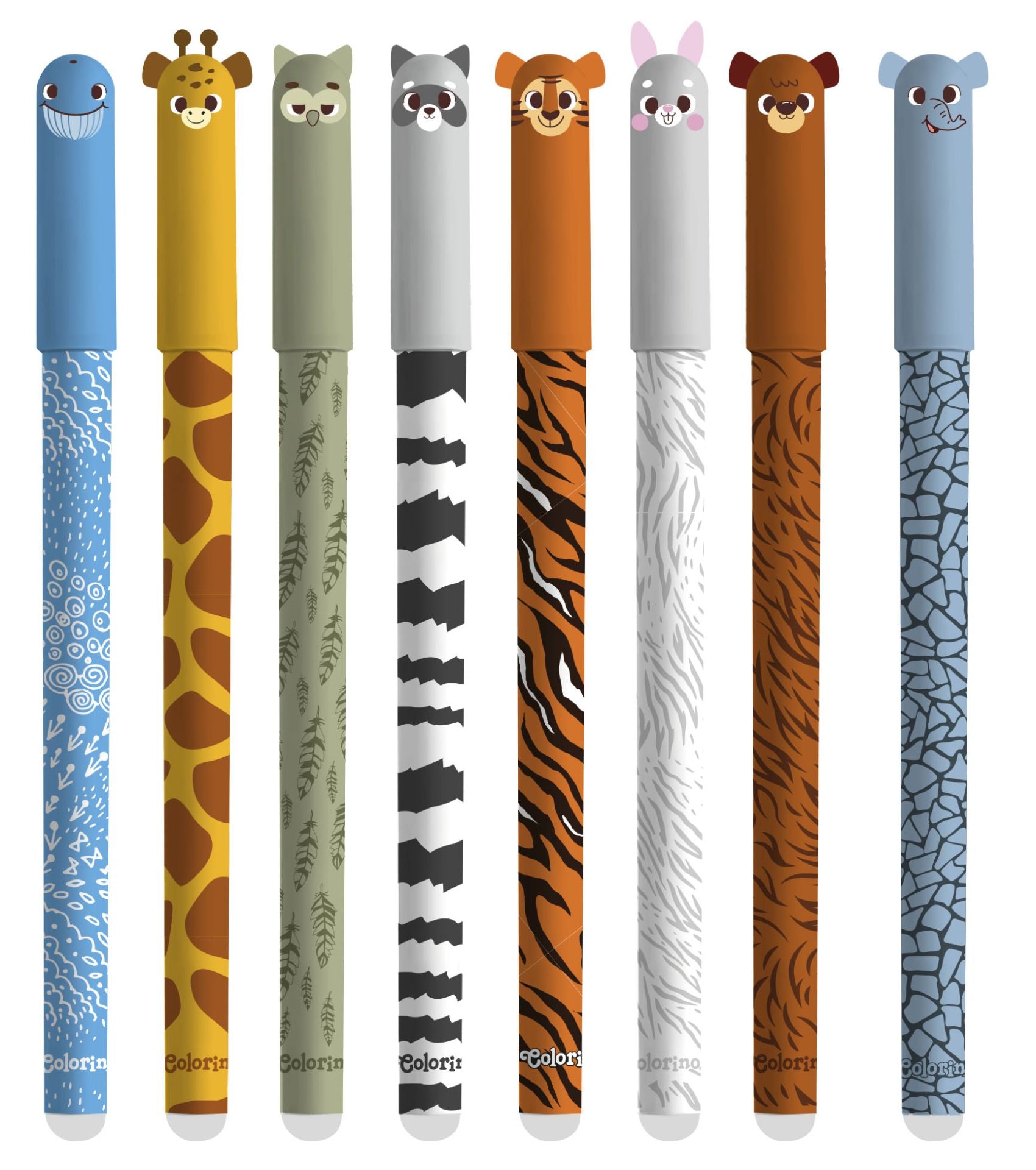 Uitwisbare pen - Dieren ass.