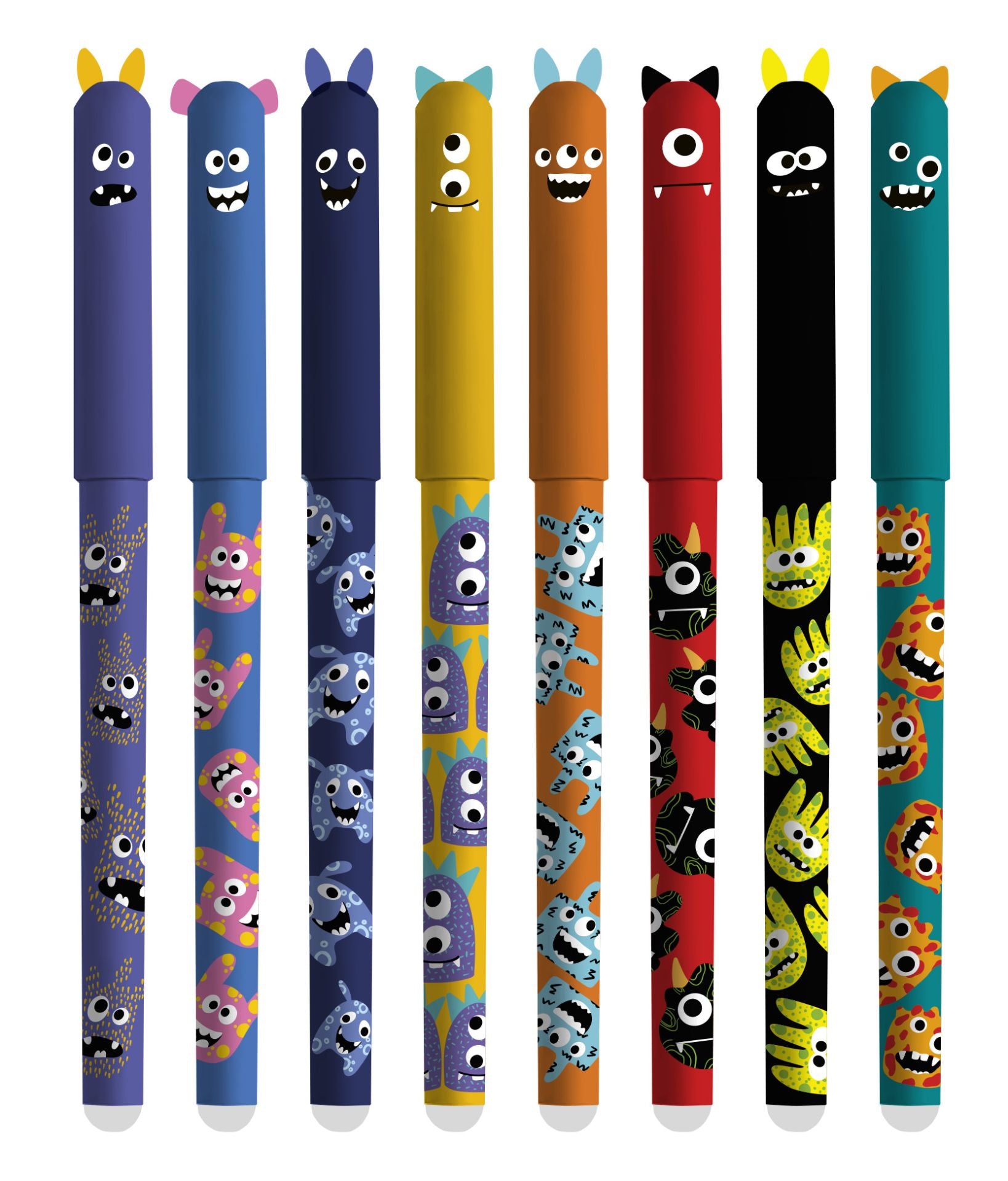 Uitwisbare pen - Monsters ass.