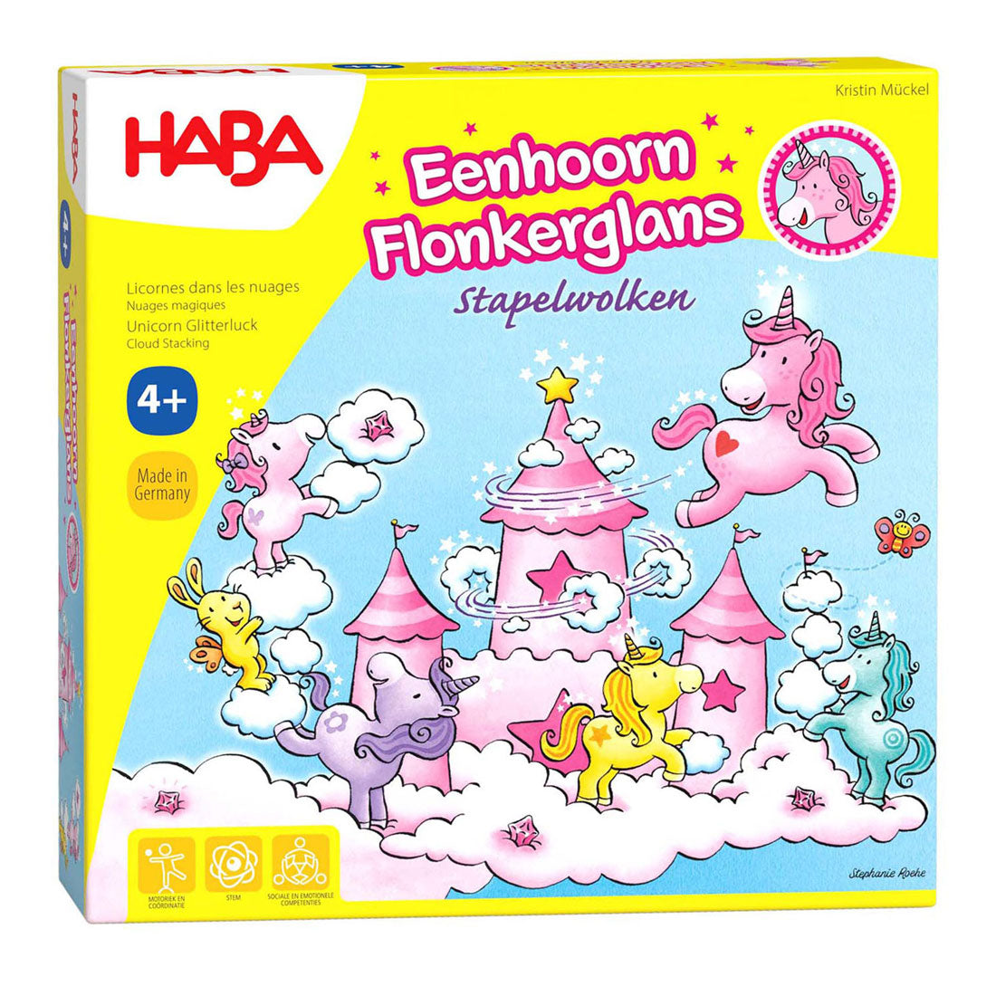 HABA Bordspel Eenhoorn flonker - Stapelwolken