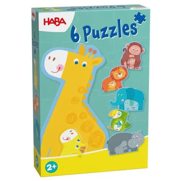 HABA Eerste puzzels 6st - Dierlijke familie