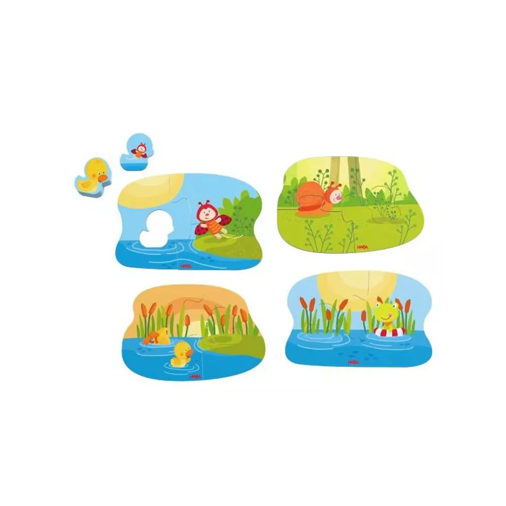 HABA Eerste puzzels 4st - Jonge dieren