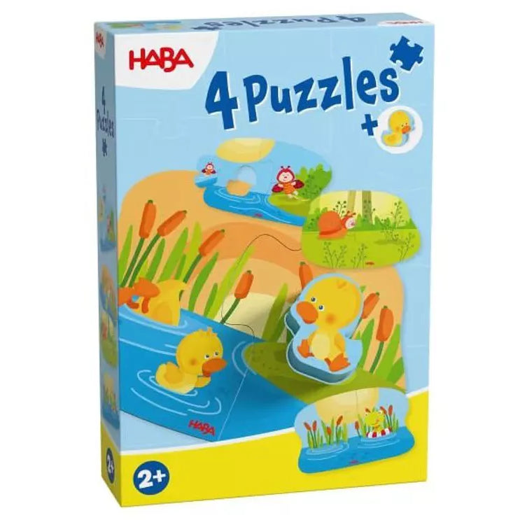 HABA Eerste puzzels 4st - Jonge dieren