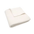 JOLLEIN Deken ledikant - 100x150cm - basic kni!t ivory/coral fleece