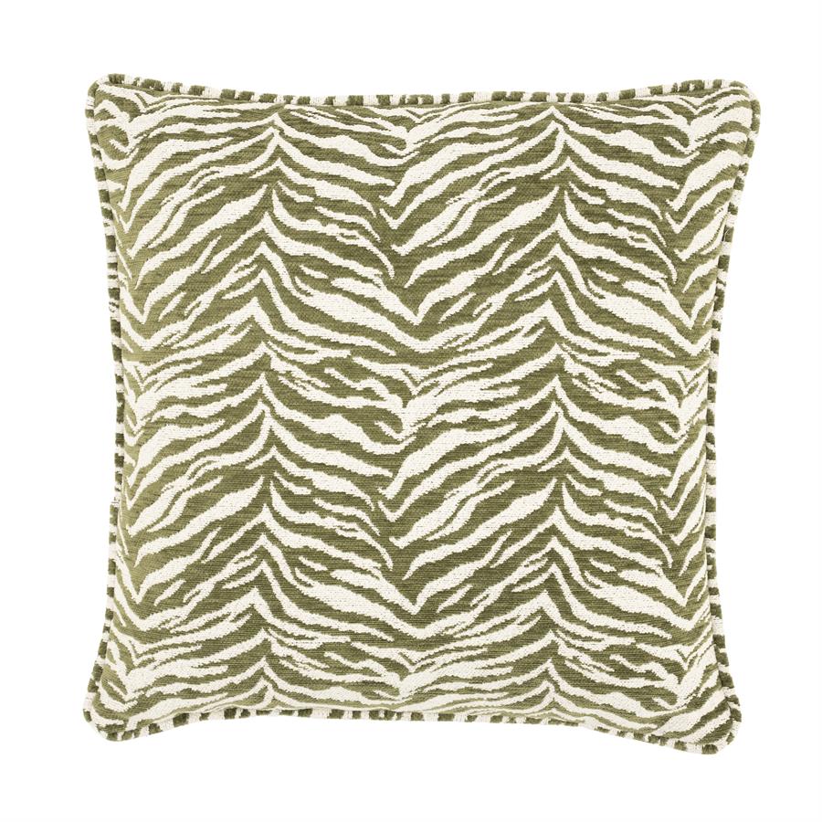 BY BOO Tigra kussen - 45x45cm - groen