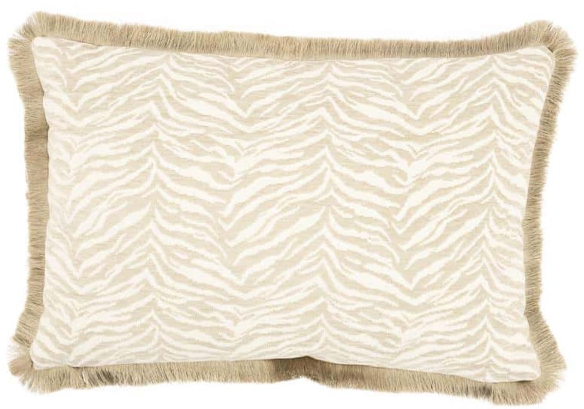 BY BOO Tigra kussen - 40x60cm - beige