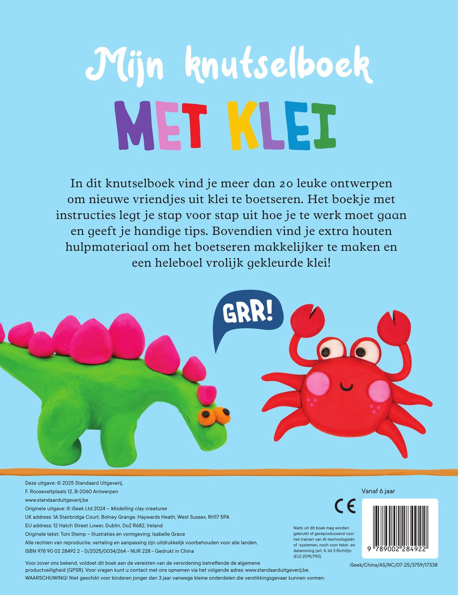Mijn knutselboek met klei - Su Kids & Digits