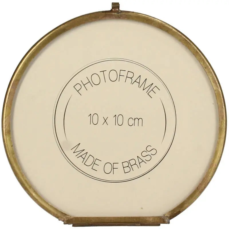 Fotokader 10x10cm - brass gold