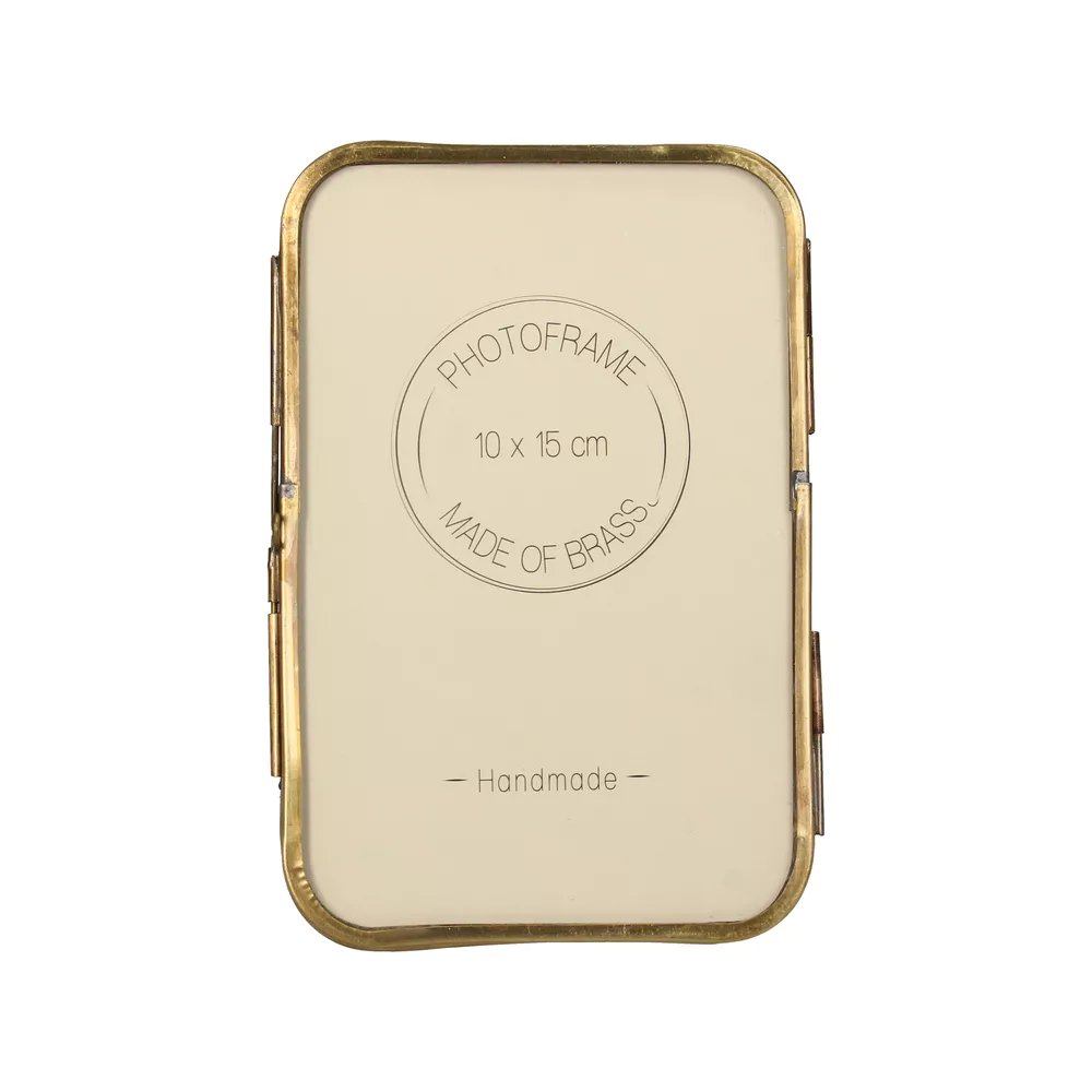 Fotokader 10x15cm - brass gold