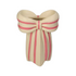 Vaas strik - 7x14x19cm - roze