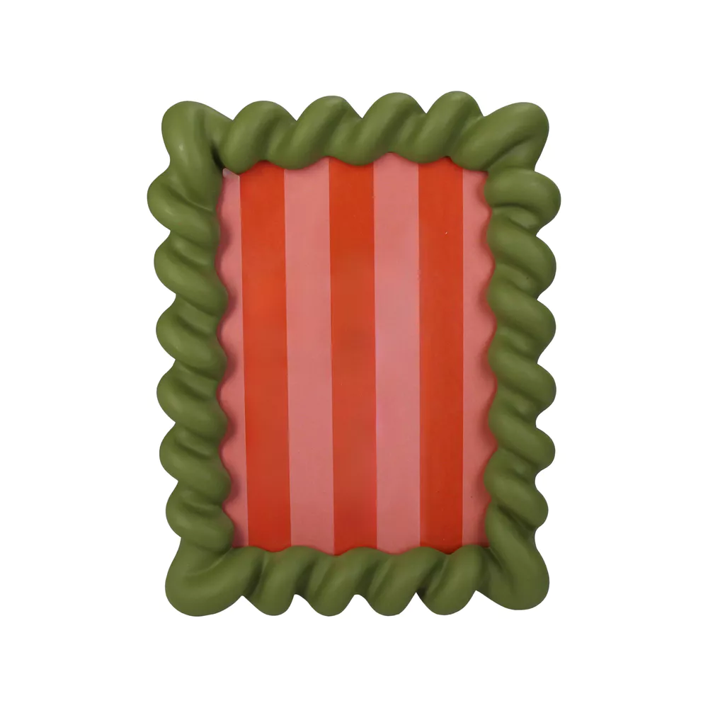 Fotokader polyresin - 13x18cm - groen